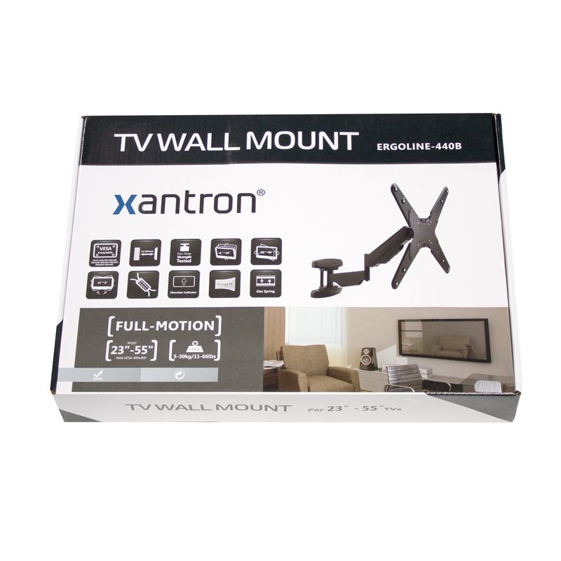 Support Mural TV pour écrans 23-55 Pouces (58-140 cm) VESA 400 x