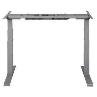 Pied de table électrique réglable en hauteur gris