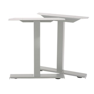 Structure de table, pieds de table blanc