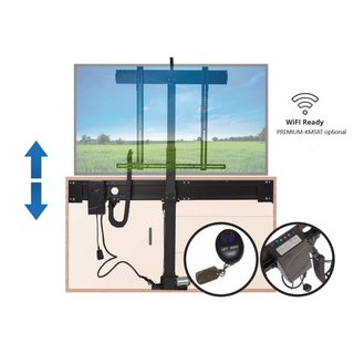 Élévateur de meubles TV à hauteur réglable électriquement jusquà 50 kg / 55 pouces Xantron PREMIUM-K2